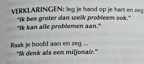 op deze afbeelding zie je een Verklaring uit het boek Het miljonairsbrein ontrafeld
