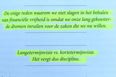 quote uit het boek Financieel vrij