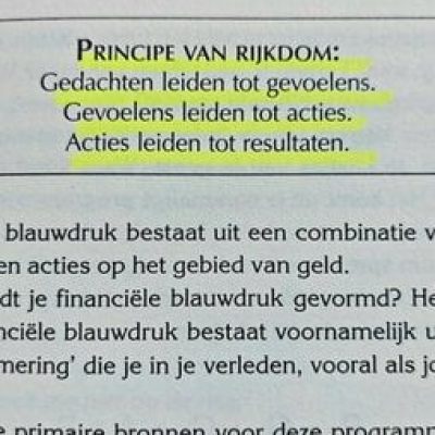 op deze afbeelding zie je een quote uit het boek Het miljonairsbrein ontrafeld
